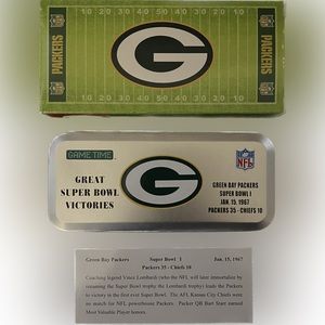 Green Bay Packers Game Time Commemorative Super Bowl Watch
